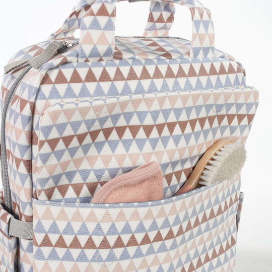 Walking Mum Walking Mum Backpack Diaper Bag Oliver Multicolour 28x12x37cm