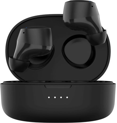 Belkin Soundform Bolt Earbud Bluetooth Handsfree Ακουστικά με Αντοχή στον Ιδρώτα και Θήκη Φόρτισης Μαύρα