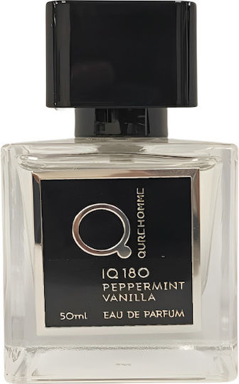 Qure IQ 180 Peppermint Vanilla Men's Fragrance Set with Eau de Parfum 2 Pieces