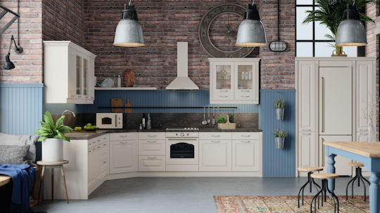 Gorenje WHC63CLI Kamin-Dunstabzug 60cm Beige