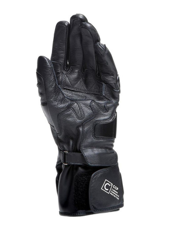 Dainese Carbon 4 Long Men's Motorcycle Gloves Leather All Seasons Black/Black
