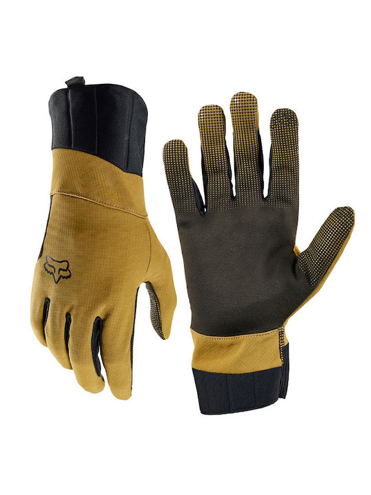 Fox Defend Pro Fire Winter Men's Motocross Gloves Waterproof Brown