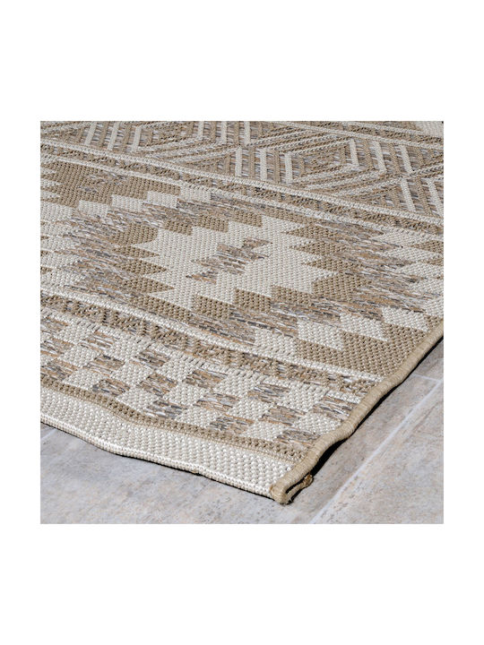 Tzikas Carpets 54161-770 Rug Outdoor Rectangular BEZ-CAFE