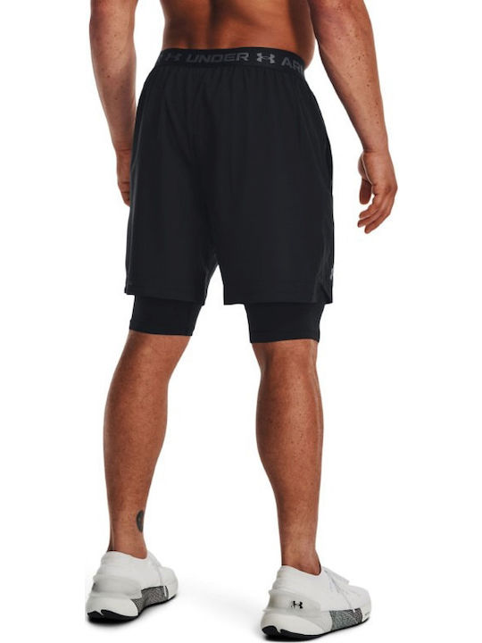 Under Armour Vanish Woven 2in1 Men's Athletic Shorts Black 1373764-002 Under Armour Vanish Woven 2in1 Men's Athletic Shorts Black 1373764-002