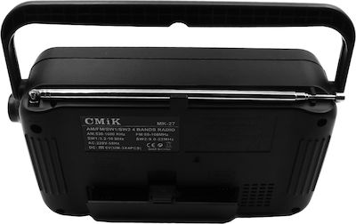 CMiK MK-27 Portable Radio Electric / Battery Black