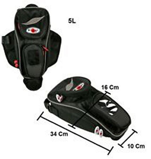 Moto Discovery City Motorrad Tanktasche Magnetisch 5Es