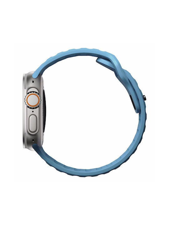 Nomad Sport Strap SE V2 LSR Silicone Strap with Pin Electric Blue (Watch Ultra 49mm/42mm/44mm/45mm)