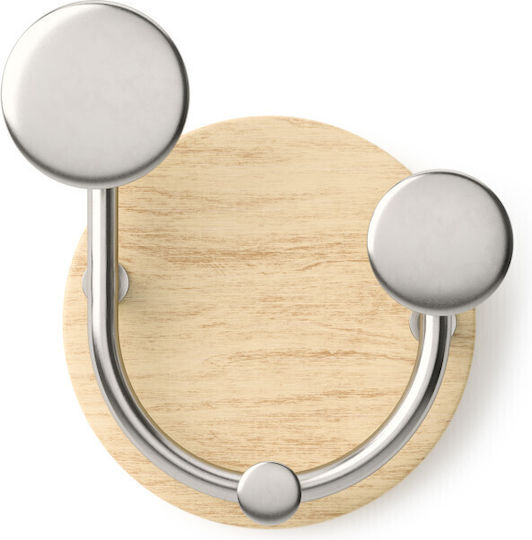 Umbra Wall Hanger Melody Metal 3 Hooks Beige