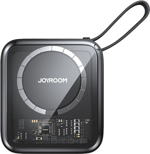 Joyroom Icy Series JR-L007 Power Bank 10000mAh 22.5W με Θύρα USB-A και Θύρα USB-C Μαύρο