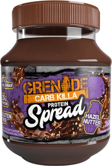 Grenade Φυστικοβούτυρο Απαλό Carb Killa Protein Spread Hazel Nutter με Έξτρα Πρωτεΐνη με Φουντούκι 360gr