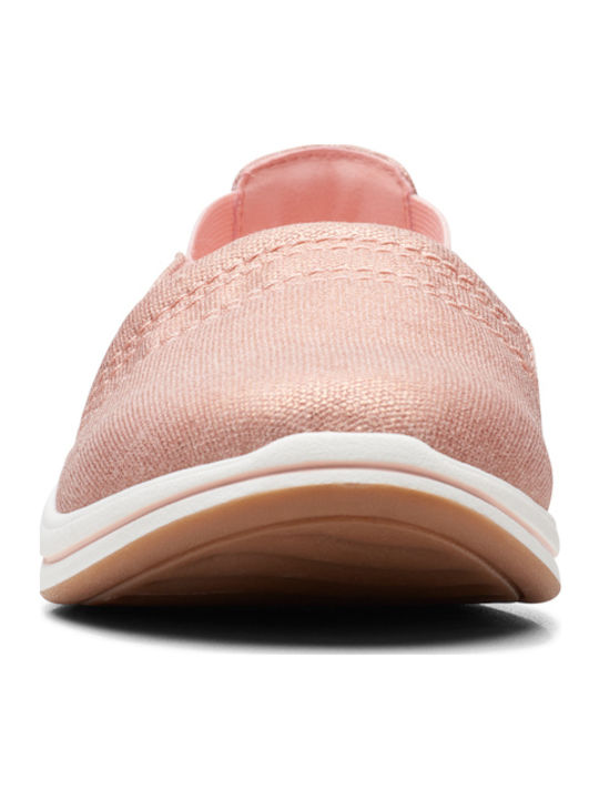 Brinkley Step Γυναικεία Slip-On Pink Metallic Canvas