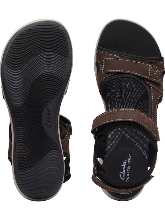 Mira Bay Women's Flat Sandals Anatomic Sporty in Brown Color