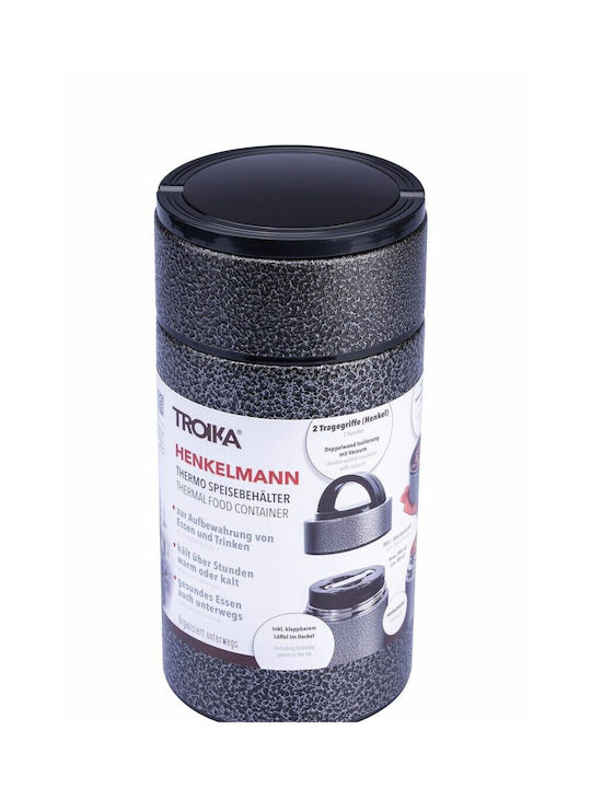 Troika Henkelmann Δοχείο Φαγητού Inox Θερμός Γκρι 900ml