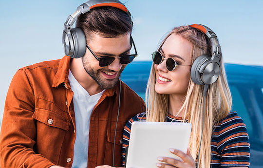 OneOdio Studio Pro 50 Wired Over Ear Headphones Gray