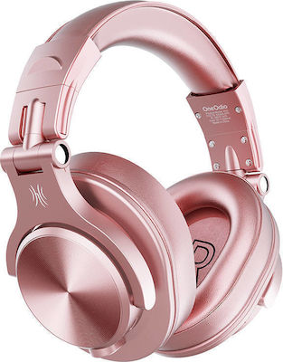 OneOdio Fusion A70 Wireless/Wired Over Ear Headphones with 72hours hours of operation Pink