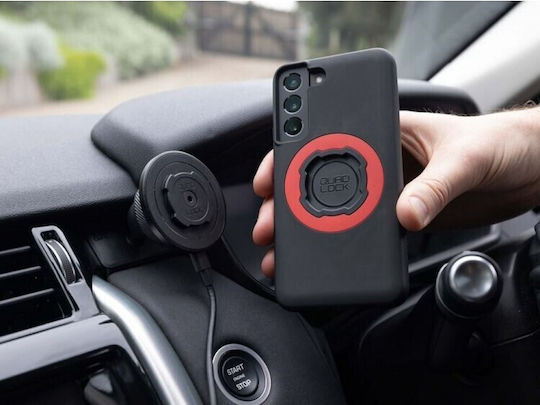 Quad Lock Βάση Κινητού Αυτοκινήτου με Θήκη Μαύρη