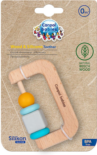 Canpol Babies Teething Relief Wooden BPA Free for 0 Months+