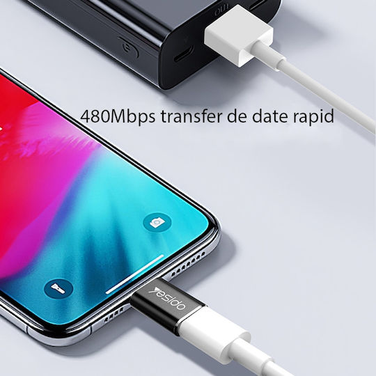 Yesido GS03 Converter Lightning male to USB-C female 1pcs