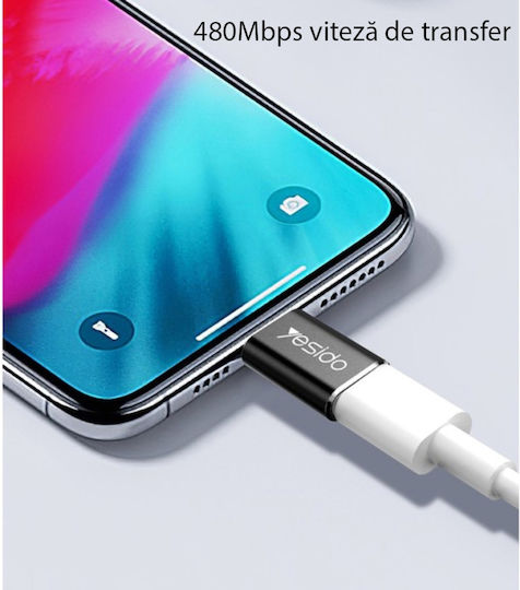 Yesido GS05 Converter Lightning male to micro USB female 1pcs