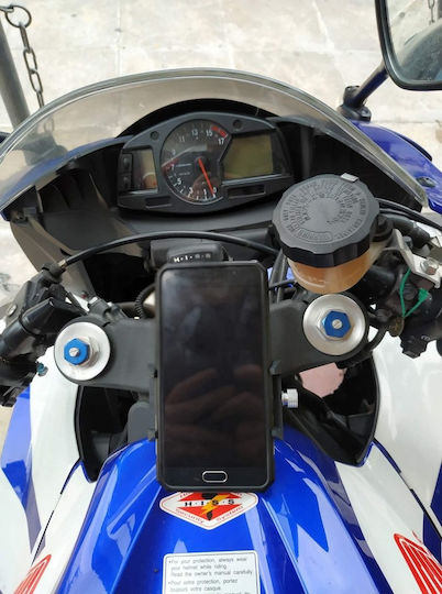 Moto Discovery Motorrad Handyhalterung mit verstellbarem Arm für die Zeitschaltuhrplatte