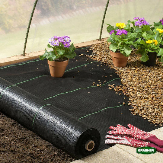 Grasher Ground Cover Fabric 95gr/m² 1x10m Black