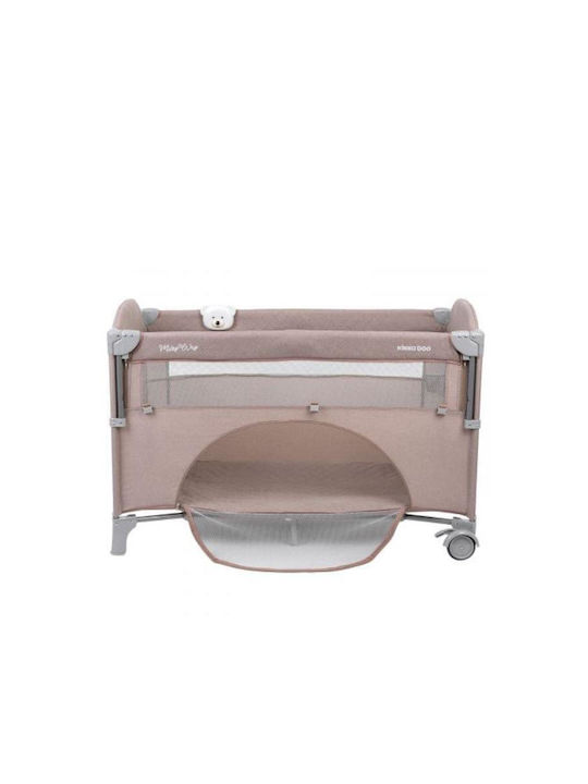 Kikka Boo Milky Way 2023 Playpen 2 Levels with Mattress Gray 125x65cm