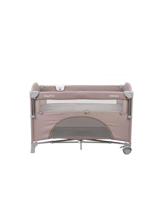 Kikka Boo Milky Way 2023 Playpen 2 Levels with Mattress Gray 125x65cm