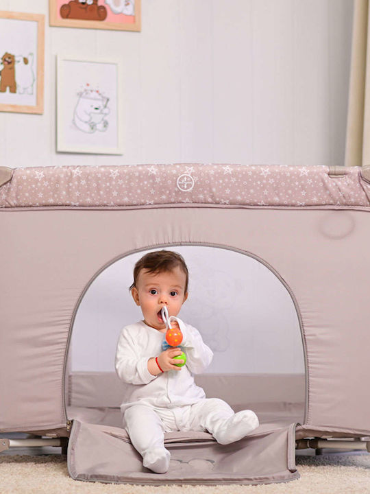 Lorelli Game Zone Πάρκο με Στρώμα Γκρι 100x100cm