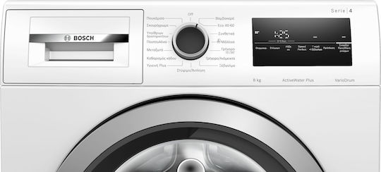 Bosch Πλυντήριο Ρούχων 8kg 1400 Στροφών Speed Perfect WAN282L8GR