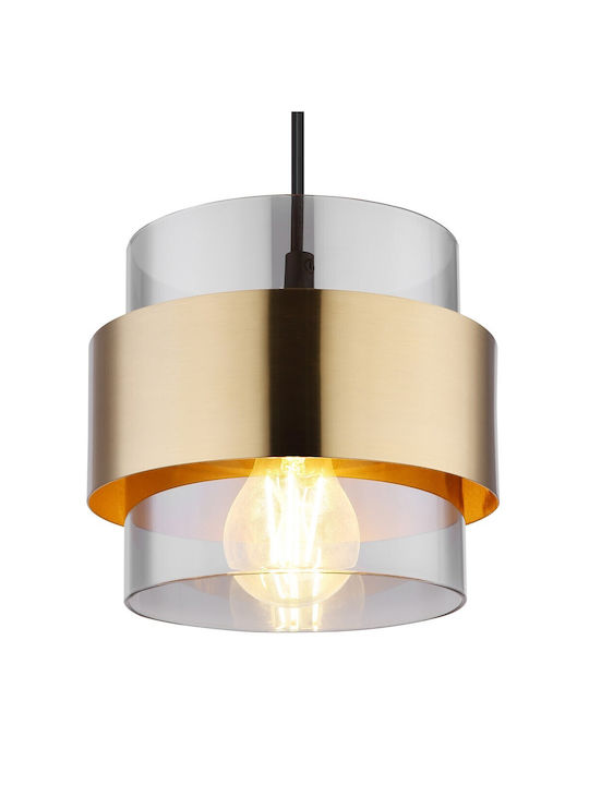 Globo Lighting Miley Pendant Light Single-Light for Socket E27 Gold