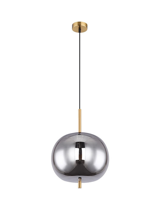 Globo Lighting Blacky Hängelampe Einfaches Licht Kugel für Fassung E27 Bronze