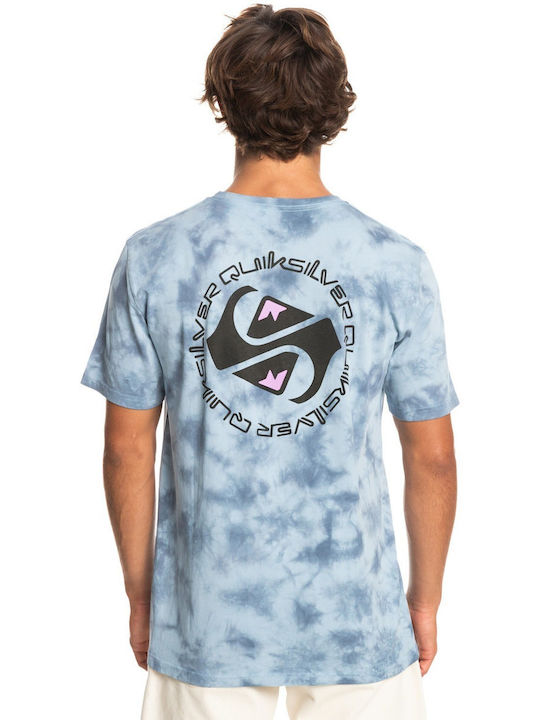 Quiksilver Omni Circle T-shirt Bărbătesc cu Mânecă Scurtă Celestial Blue