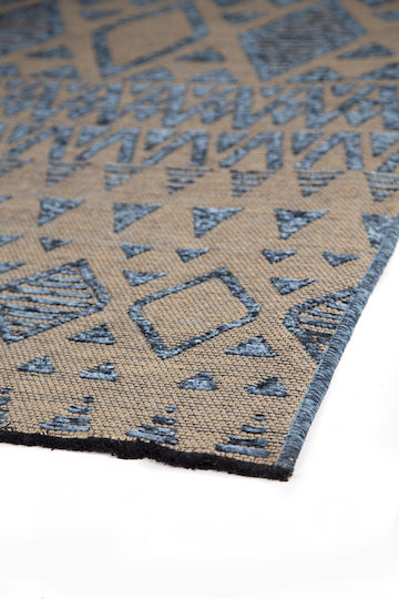 Royal Carpet Gloria 10 Χαλί Ορθογώνιο Καλοκαιρινό Βαμβακερό Blue 120x180cm
