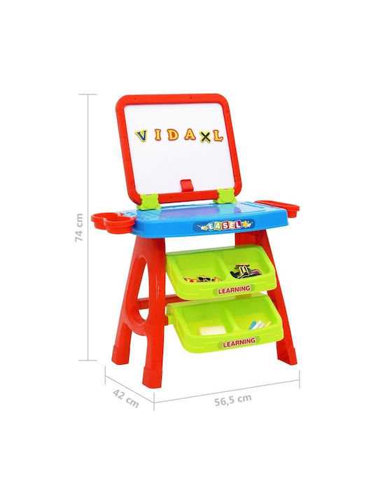 Măsuță pentru Copii pentru Desen din Plastic Multicolor vidaXL