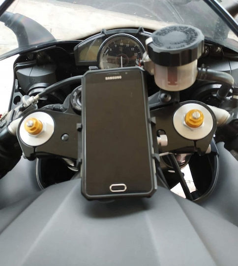 Moto Discovery Motorrad Handyhalterung mit verstellbarem Arm für die Zeitschaltuhrplatte