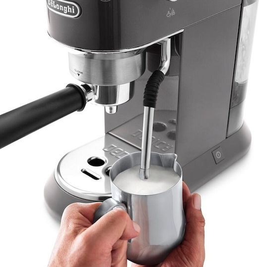De'Longhi Dedica Arte Mașină de Espresso 1300W Presiune 15bar Gri