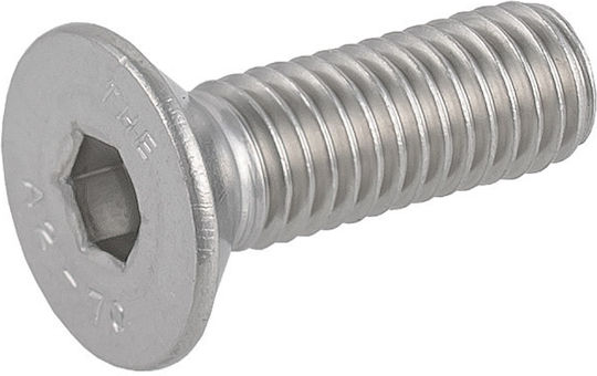 Suki Machine Screw Allen Inox DIN 7991 with Diameter M8 and Length 30mm 4pcs