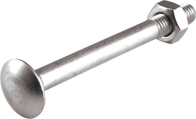 ArteLibre Carriage Bolt Inox DIN 603 with Diameter M6 and Length 40mm