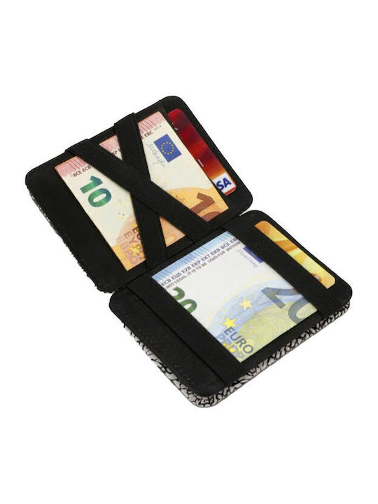 Δερμάτινο Ανδρικό Πορτοφόλι Καρτών με RFID Γκρι