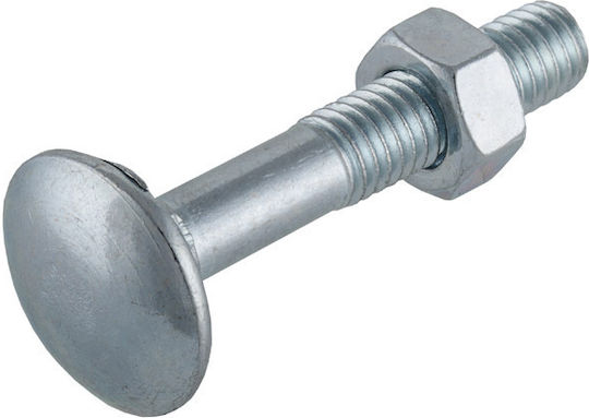 ArteLibre Schlittenbolzen Verzinkt DIN 603 mit Durchmesser M8 und Länge 60mm