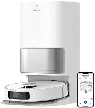 Dreame L10s Ultra Прахосмукачка Робот с Лазерно Картографиране и Всмукателна Мощност 5300Pa Бяла