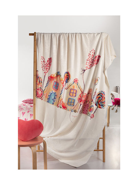 Saint Clair Blanket Fleece Lollipop Beige 160x220cm