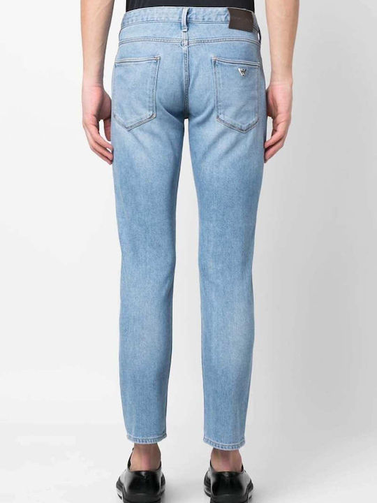 Emporio Armani Pantaloni de Bărbați din Jean Albastru