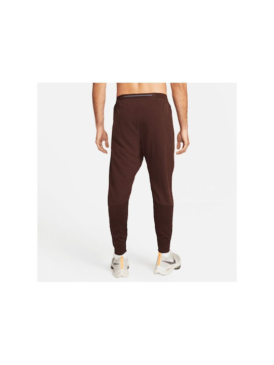 Nike Men's Sweatpants with Rubber Dri-Fit Brown