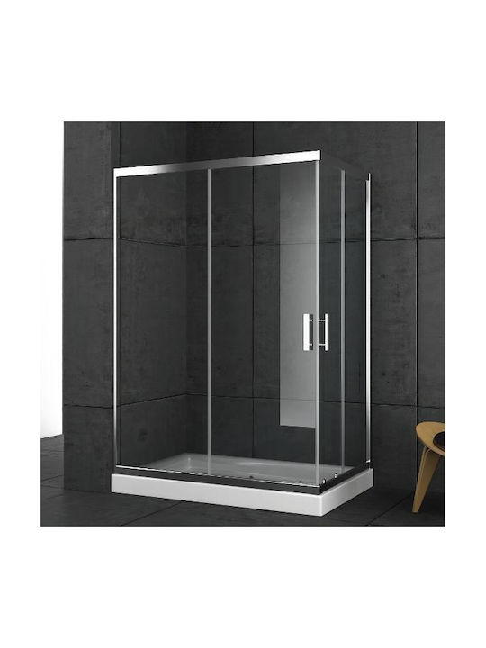 Orabella Stardust Easy Fix 30183 Cabin for Shower with Sliding Door 70x140x190cm Clear Glass Chrome