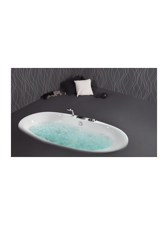 Sanitec Sylvia Freistehende Badewanne Acryl 180x90cm