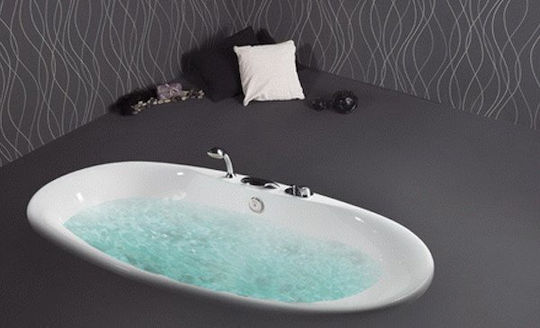 Sanitec Sylvia Cadă de baie cu montaj liber Acrilic 180x90cm
