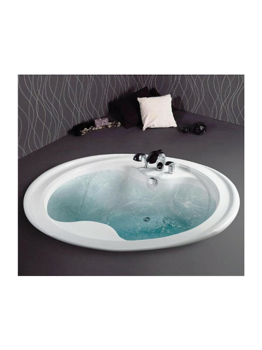 Sanitec Joanna Acrylic Freestanding Bathtub 170x153cm