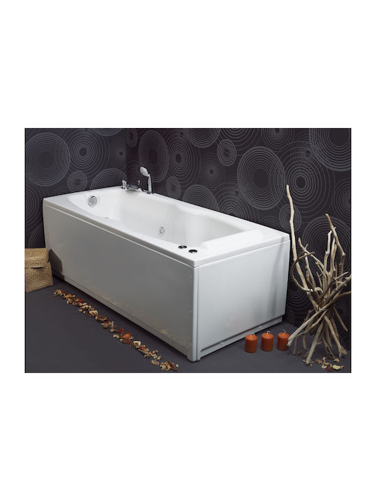 Sanitec Diana Μπανιέρα Ακρυλική 160x75x60cm