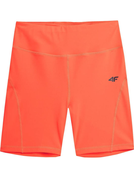 Women's Training Legging Shorts Orange
